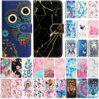 Wallet Flip Case For Samsung Galaxy A12 Cover on For Samsung Galaxy A10 SM-A105F M10 M105G Funda Magnetic Leather Phone Cover
