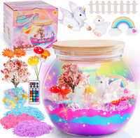 Yellcetoy Unicorn Gifts for Girls Aged 5 6 7 8 9 10 DIY Kit for Luminous Unicorn Toys for Children A