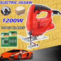 Electric Jigsaw 1200W power tools cutting wood Household Chainsaw Multifunctional Reciprocating Cut