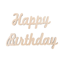 韓系森林風HAPPY BIRTHDAY木質掛飾1組(生日氣球 派對 生日派對 生日佈置 氣球)