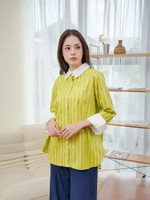 Ederra Kalea Top / Atasan Wanita / Kemeja Wanita L/XL Lime
