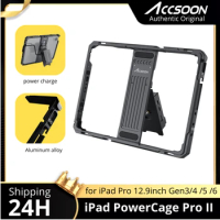 Accsoon for iPad PowerCage Pro II 12.9inch ipad power charger iPad Pro 12.9inch 3rd 4th 5th 6th Gen Aluminum alloy