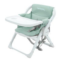 Bebeplay เก้าอี้พกพา รุ่น ECO-﻿Deluxe เบาะ PU สีเขี้ยวมิ้นท์