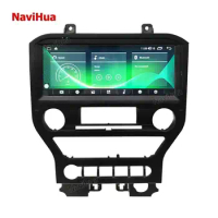 NAVIHUA hot sale dvd player Android Car Radio Touch Screen Multimedia For Mustang 2015 2016 2017 car GPS navigation