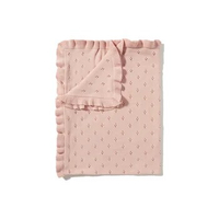 Luxury Soft Frill Baby Blanket Cashmere Throw