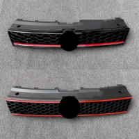 New Style Red Line Grille Radiator Grill for Volkswagen vw POLO 11-18 Modified GTI Mask Net Car Accessories