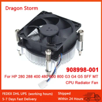 Genuine New 908998-001 863480-001 804057-001 Cooling Fan For HP 280 288 400 480 600 800 G3 G4 G5 SFF MT CPU Radiator Fan