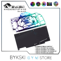 Bykski GPU Water Block For ASUS TUF RTX3090/3080/3080ti GAMING Graphics Card,GPU Cooler Radiator ARGB AURA SYNC N-AS3090TUF-X-V2