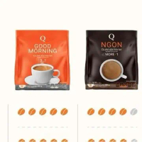 Cafe Ngon Trần Quang - Combo 2 Bịch Cà Phê Sữa Hòa Tan NGON + Good Morning
