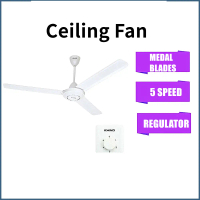 【HOT SALE】 60” Ceiling Fan with Regulator | Kipas Siling 5 Kaki CF6C23 / CF608 / CF618 / REZO K16 / 