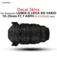 LUMIX DG 10-25 F1.7 Decal Skin Leica 1025 Lens Wrap Cover Film For Panasonic 10-25mm F1.7 Lens Protector Coat Wrap Cover Sticker