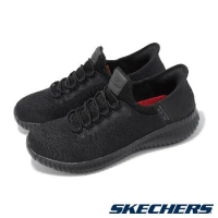 Skechers 休閒鞋 Cessnock-Villach Slip-Ins 女鞋 黑 避震 輕量 套入 全黑 工作鞋 108141BLK
