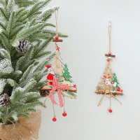 幼兒園圣誕墻壁裝飾自然角吊飾掛件兒童房間墻面墻上新年創意掛飾