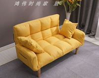 懶人沙發簡易小戶型客廳雙人現代經濟型榻榻米折疊臥室陽臺沙發床