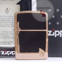 Zippo Original Armor Flame Series High Polish Rose Gold 46401