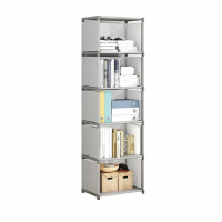 【KOLKO】DIY多功能居家組合書櫃收納架 置物架 簡易書架 儲物櫃(六層五格款)