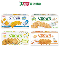 CROWN蘇打餅乾系列(營養餅乾/蘇打餅乾/檸檬夾心/起司夾心)(125-200g/盒)【愛買】