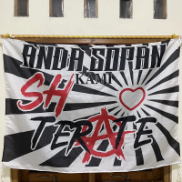 BENDERA PSHT | FLAG SH TERATE  | ANDA SOPAN KAMI PSHT , Ukur 100x150cm , free stiker