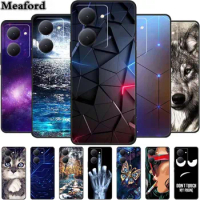 For VIVO Y36 Y78m Y27 5G Case Animals Soft Silicone Back Cover Phone Cases for VIVO Y27 5G VIVOY36 5