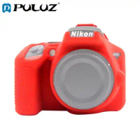 PULUZ Soft Silicone Protective Shell Case Cover For Nikon D3500