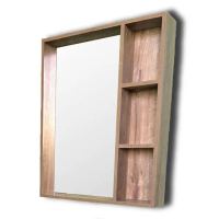 【洗樂適衛浴CERAX】PVC發泡板木紋鏡櫃(鄉村風、木紋貼皮)