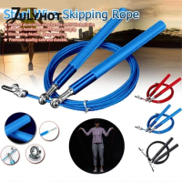 1PCS Crossfit Speed Jump Rope Professional Skipping Rope For MMA Boxing Fitness Skip Workout Training With Carrying Bag