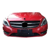For Mercedes Benz B180 B200 W246 front bumper body kit with grille hood headlights