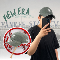 New Era 帽子 MLB 920 紐約 洋基 水洗 棒球帽 老帽 灰 白 男女款 NE13549200