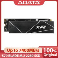 ADATA XPG GAMMIX S70 BLADE SSD With Heatsink Gen4x4 m.2 2280 NVMe1.4 pcie4.0 ssd 1tb2tb Solid State Drive For Laptop Desktop PS5