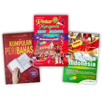 Buku Pendamping - Sarikata Bahasa Indonesia - Peribahasa - Pintar Seni Budaya (Paket 3 Buku) - Lingk