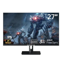 27" 144Hz 2K Gaming Monitor 1ms Free-Sync Premium QHD 2560x1440 1440p IPS Led Computer