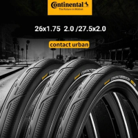 Continental Contact Urban Wire tire puncture-resistant urban bald tire 26x1.75 2.0 27.5 inch with Reflective Strip, E-BIKE