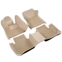 Right Hand Drive Double Layer Custom Car Floor Mat for Toyota Camry XV40 XV50 XV70 Auto Carpet Accessories Syling Interior Parts
