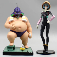 17cm Anime NEON GENESIS EVANGELION Ayanami Rei Action Figure Fat EVANGELION-01 Figure Bathhouse Figurine PVC Collection Doll Toy