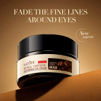 Eye Cream SADOER Retinol Caffeine Anti-Wrinkle Eye Cream Silky Smooth Eye Cream