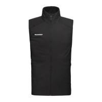 【Mammut 長毛象官方直營】Rime Light IN Flex Vest Men 輕量機能化纖立領背心 黑色 男款 #1013-03180