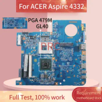 Laptop motherboard For ACER Aspire 4332 Notebook Mainboard 08242-1M GL40 PGA 479M DDR2