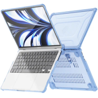 Case for MacBook Pro 14 2021/2023 Released A2442 M1 Pro/M1 Max/A2779 Protection Case, Hard Case Cover with Fold Kickstand