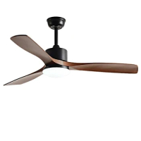 36Inch Electric fan 3 ABS Blade Pure Copper DC 32W Motor Ceiling Fan With 24W LED Light Support Remote Control
