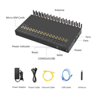 Low Cost EC25 Quectel 4G Voip Sms Gateway SK32-128 Gsm Modem Multi Slot Modem 32 Ports 128 Sims Support AT Command Change IMEI