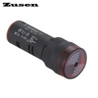 Zusen 16mm Flash Buzzer with Led 12V 24V 110V 220V(AD16-16SM)