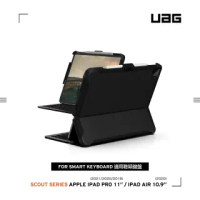 【UAG】iPad Pro 11/Air 10.9吋耐衝擊鍵盤專用保護殼-黑(For 2021)