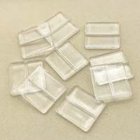 New Arrival! 30x28mm 110pcs Clear Acrylic Square Shape Beads For Handmade Earring/Necklace DIY Parts.Jewelry Findings&amp;Components