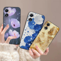 Ốp lưng dành cho Oppo A58 / A78 4G / A98 5G in hình hoa xinh dành cho nữ, bảo vệ camera