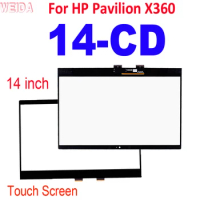 14" Touch For HP Pavilion X360 14-CD 14CD 14 CD Series Touch Screen Digitizer Glass Panel Replacement for HP 14-CD Touch