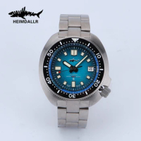 Heimdallr Turtle Luxury Titanium Diving Men's Watch Japan NH35 Movement Business Automatic Mechanical Watches Sapphire Luminous