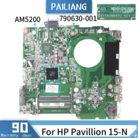 PAILIANG Laptop motherboard For HP Pavillion 15-N Mainboard DA0U93MB6D2 790630-001 Core AM5200 TESTED DDR3