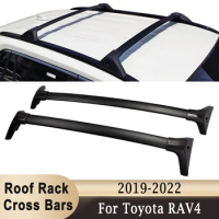2pcs Car Roof Rack Crossbars for TOYOTA RAV4 2019-2022 Luggage Carrier Kayaks Bike Canoes Roof Rack Cross Bars Holder