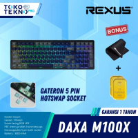Rexus Daxa M100x Ultimate 3in1 Wireless Mechanical Keyboard