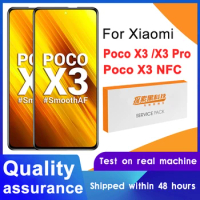 Tested 6.67'' Display For Xiaomi Poco X3 LCD Poco X3 Pro Touch Screen Digitizer Assembly For Xiaomi Poco X3 NFC LCD Replacement